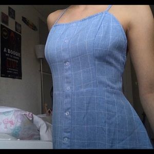 baby blue grid dress!